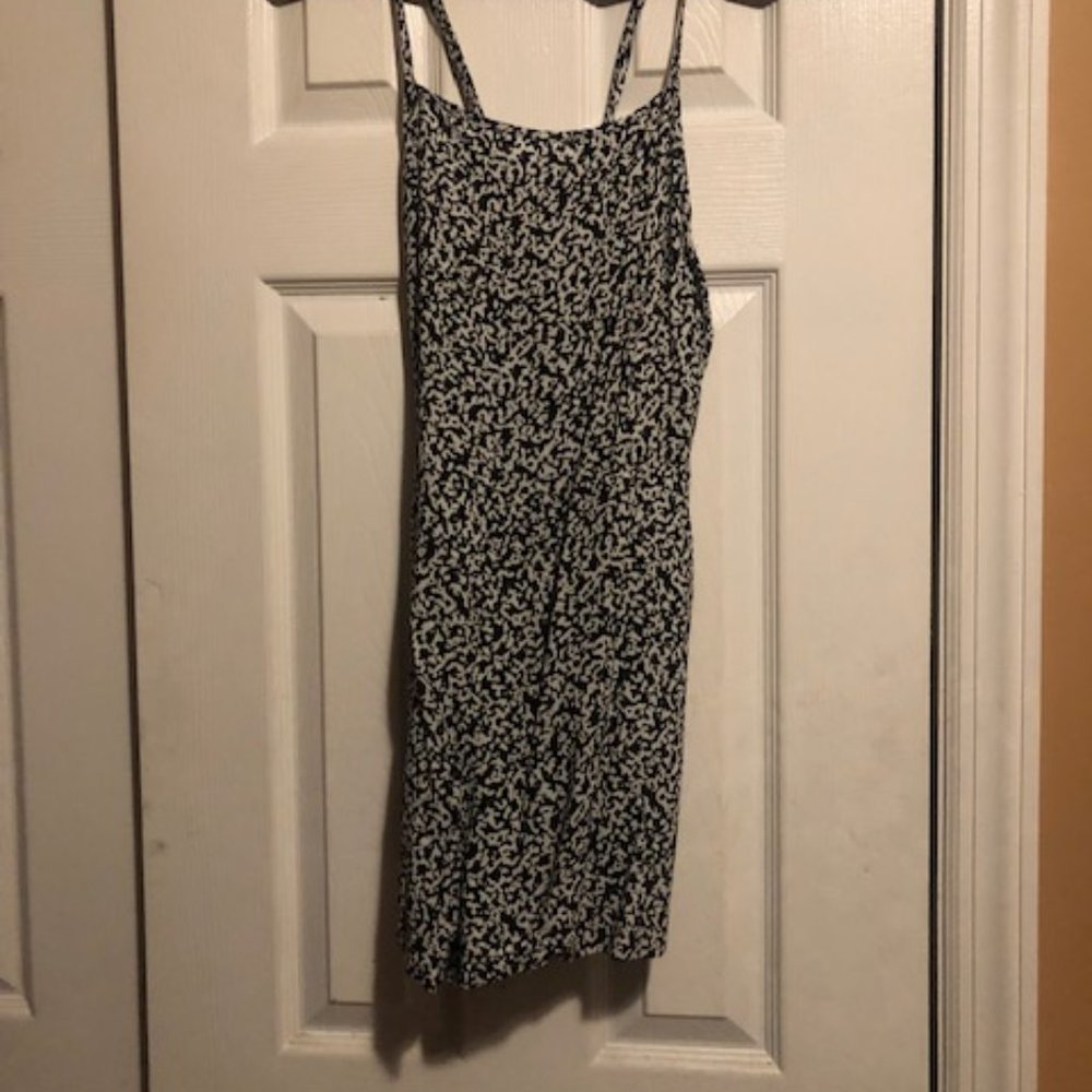 Black and White Crackle Design Romper